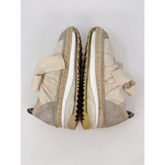Free People Chapmin Womens Shoes Beige Suede Espadrille Sneaker Chunky 38 US 7.5 - Picture 10 of 10